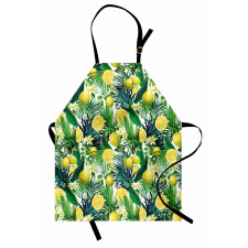 Exotic Plants Green Leaf Apron