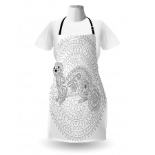 Squirrel Geometric Apron