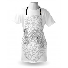 Squirrel Geometric Apron