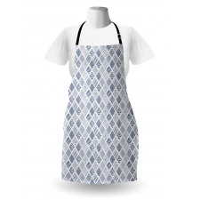 Square Shaped Lines Dots Apron