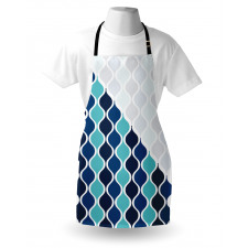 Wavy Stripes Spirals Apron