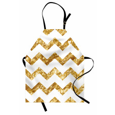 Zigzag Pattern Modern Apron