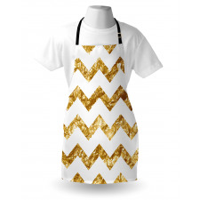 Zigzag Pattern Modern Apron