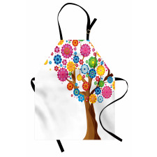 Tree Vibrant Blooms Apron