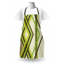 Trippy Diamond Shapes Apron