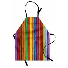 Vibrant Wooden Apron