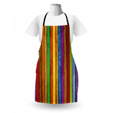 Vibrant Wooden Apron