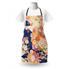 Traditional Flowers Apron