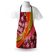 Sakura Blossom Japanese Apron