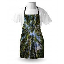 Jungle Moss Forest Trees Apron