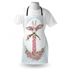 Hipster Giraffe Apron