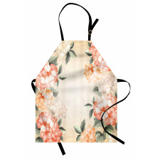 Blooming Hydrangea Flowers Apron