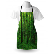 Spring Forest Bush Rural Apron