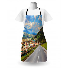 Road Alps Small Town Apron