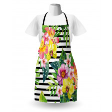 Various Flowers Bouquet Apron