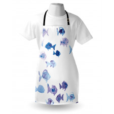 Watercolor Fishes Apron