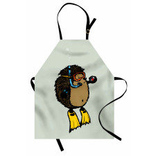 Scuba Diver Hedgehog Apron