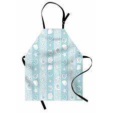 Sea Animals and Shells Apron