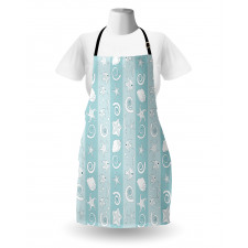 Sea Animals and Shells Apron