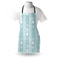 Sea Animals and Shells Apron