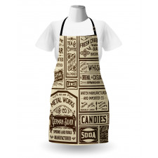 Old Advertisement Retro Apron