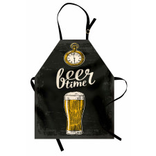 Beer Time and Old Watch Apron