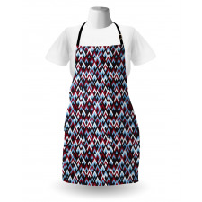 Geometric Triangle Shape Apron