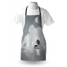 Horse Spring Tree Cloud Apron