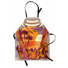 Retro Exotic Summer Apron