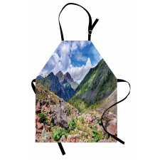 Mountain Wild Rhubarb Apron