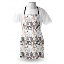 Triangles Squares Plygons Apron