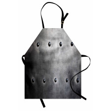 Black Grunge Plate Apron