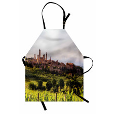 Medieval City in Italy Apron