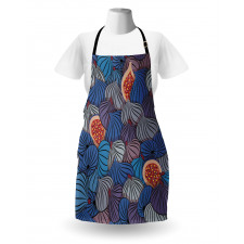 Fig Fruits Pattern Spring Apron