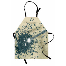 Acoustic Guitar Notes Apron