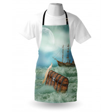 Old Trunk Ocean Waves Apron