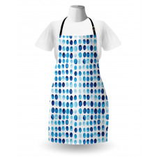 Hand Drawn Circles Cells Apron