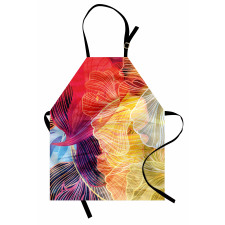 Abstract Colorful Natural Apron