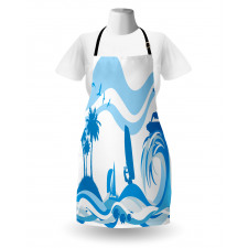 Surfer Waves Summertime Apron