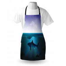 Wild Sharks in Sea Apron