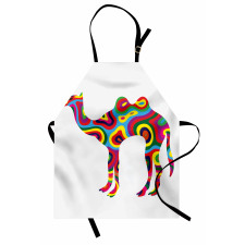 Abstract Camel Apron