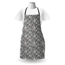 Lace Gothic Pattern Apron