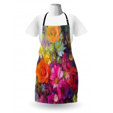 Daisies Peony Gerbera Apron