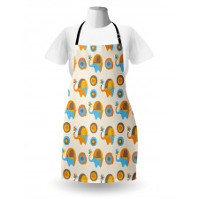 Elephant Butterfly Apron