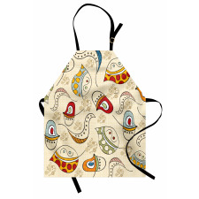 Trippy Leaf Apron