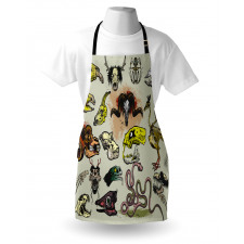 Skeleton Gothic Apron