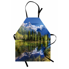 Mountain Lake Evergreen Apron