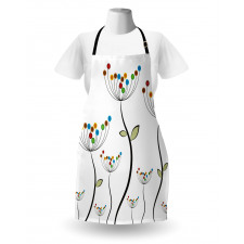 Dandelion Stems Buds Apron