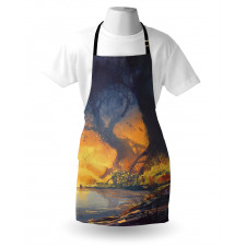 Big Tree Huge Roots Art Apron