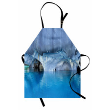 Marble Caves Lake in Chile Apron